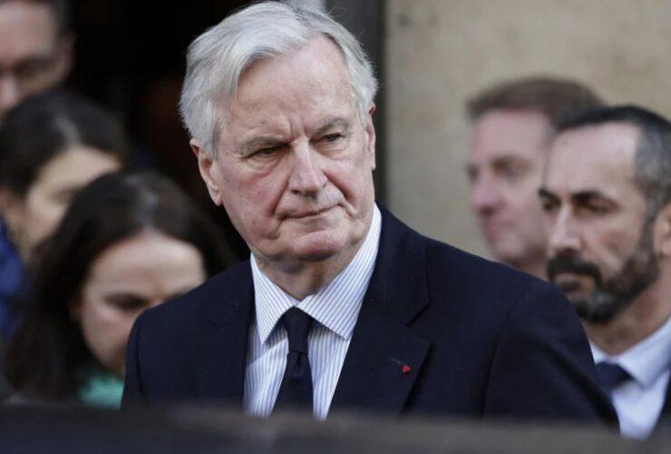 Na zdjęciu został przedstawiony były premier Francji Michel Barnier.