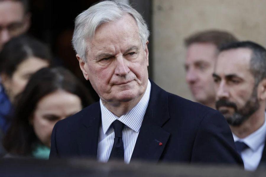 Na zdjęciu został przedstawiony były premier Francji Michel Barnier.