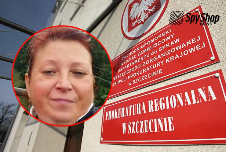 Na zdjęciu przedstawiona została Beata Klimek oraz Prokuratura Regionalna.
