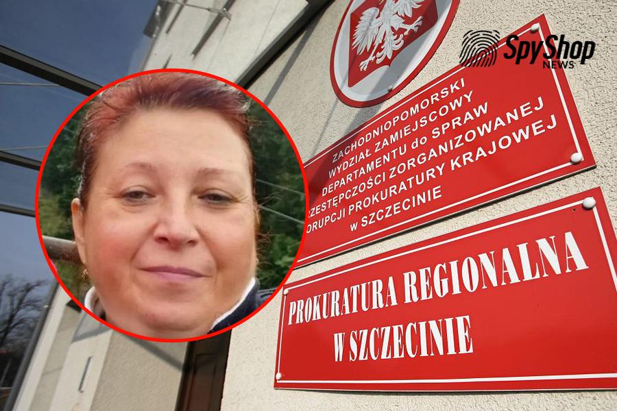 Na zdjęciu przedstawiona została Beata Klimek oraz Prokuratura Regionalna.