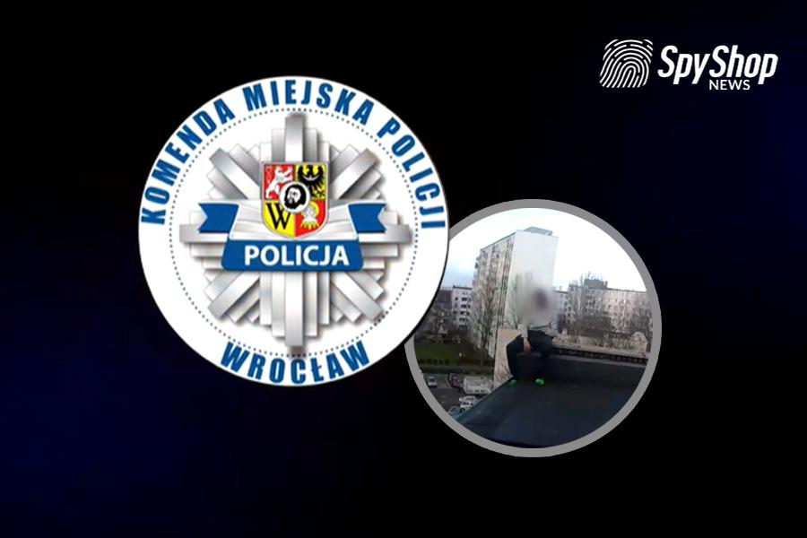 Policjant z Wrocławia ocalił człowieka próbującego popełnić samobójstwo.