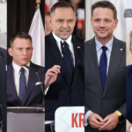 Na zdjęciu przedstawieni zostali kandydaci na prezydenta w wyborach w 2025roku.