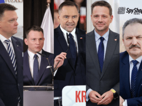 Na zdjęciu przedstawieni zostali kandydaci na prezydenta w wyborach w 2025roku.